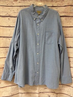Sonoma Men's Light Blue Casual Button-Down Shirt